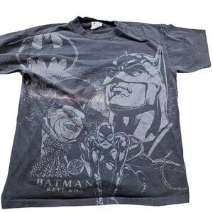 Vintage Batman T-shirt Mens XL All Over Over Print Single Stitch  USA Made SSI